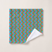 Patchwork Azerbeidzjan Flag Pattern Bad Handdoek (Wasdoekje)
