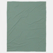 Patchwork Azerbeidzjan Flag Pattern Fleece Deken (Voorkant)