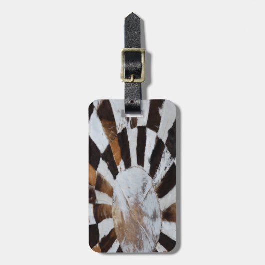 Patchwork Bagagelabel (Voorkant verticaal)