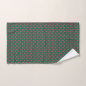 Patchwork Bangladesh Vlag Patroon Bad Handdoek (Handdoek)