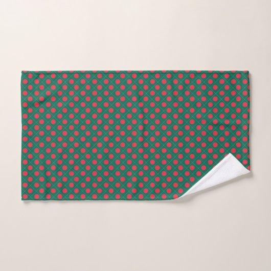 Patchwork Bangladesh Vlag Patroon Bad Handdoek (Handdoek)