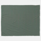 Patchwork Bangladesh Vlag Patroon Fleece Deken (Voorkant (Horizontaal))