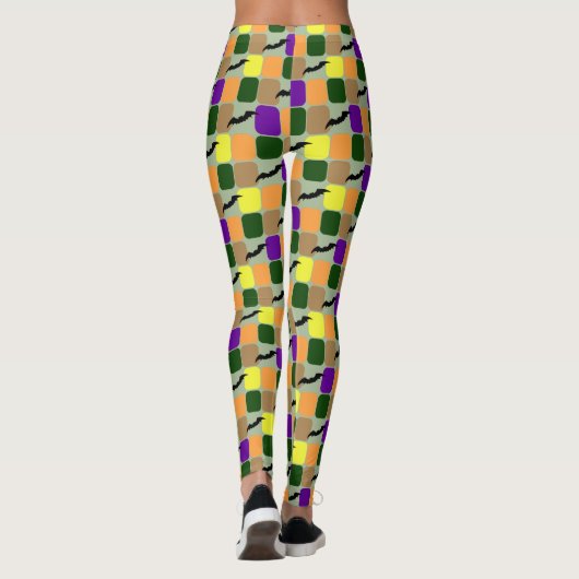Patchwork Bats Leggings (Achterkant)