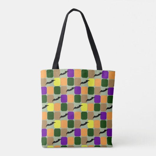 Patchwork Bats Tote Bag (Achterkant)
