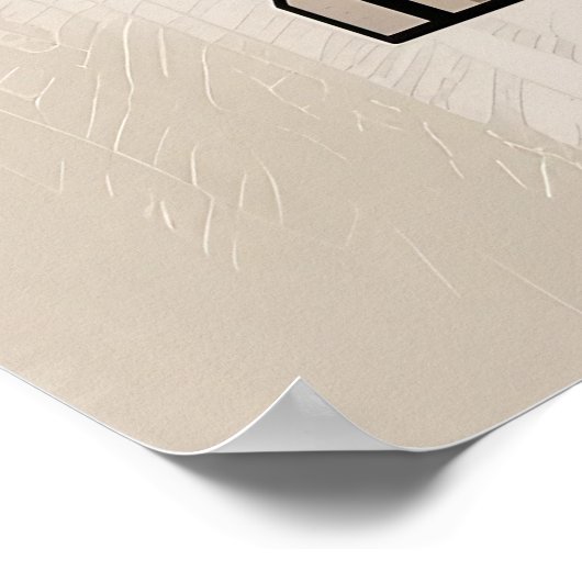 Patchwork Beagle - Geometric Dog Poster (Hoek)