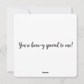 Patchwork Beren Valentijn Feestdagenkaart (Achterkant)