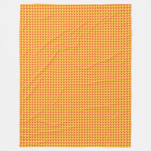 Patchwork Bhutan Vlag Patroon Fleece Deken (Voorkant)