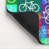 Patchwork Bicycles Art Muismat (Hoek)