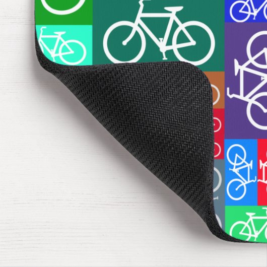 Patchwork Bicycles Art Muismat (Hoek)