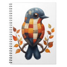 Patchwork Bird Notitieboek
