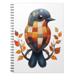 Patchwork Bird Notitieboek