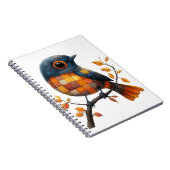 Patchwork Bird Notitieboek (Rechterzijde)