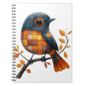 Patchwork Bird Notitieboek (Voorkant)