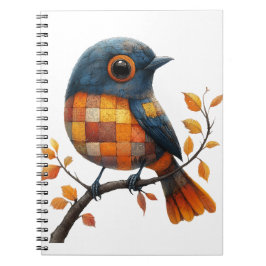 Patchwork Bird Notitieboek