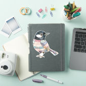Patchwork Bird Sticker (iPad Cover)
