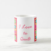 Patchwork Block Quilt Mok (Center)