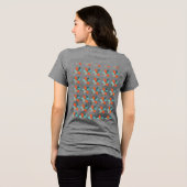 Patchwork Bloem Tri-Blend Shirt (Achterkant volledig)