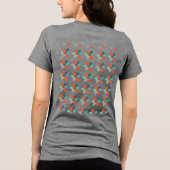 Patchwork Bloem Tri-Blend Shirt (Achterkant)
