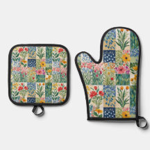 Patchwork Bloemrijke Botanische Tuin Elegant Mooi