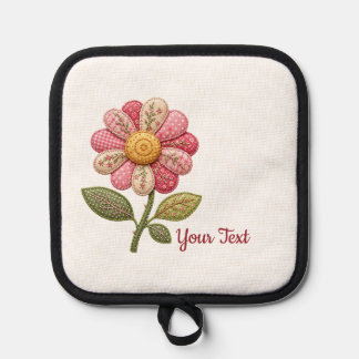 Patchwork Blume im Landhausstil Pannenlap