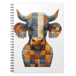 Patchwork Bull-Notitieboek Notitieboek