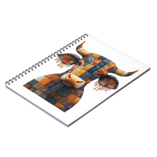 Patchwork Bull-Notitieboek Notitieboek (Linkerzijde)