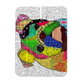 Patchwork Bulldog Magneet (Verticaal)