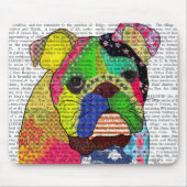 Patchwork Bulldog Muismat (Voorkant)