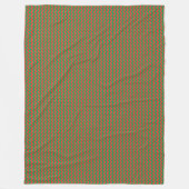 Patchwork Burkina Faso Vlag Patroon Fleece Deken (Voorkant)