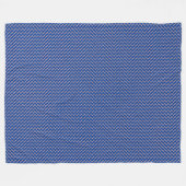 Patchwork Cabo Verde Vlag Patroon Fleece Deken (Voorkant (Horizontaal))
