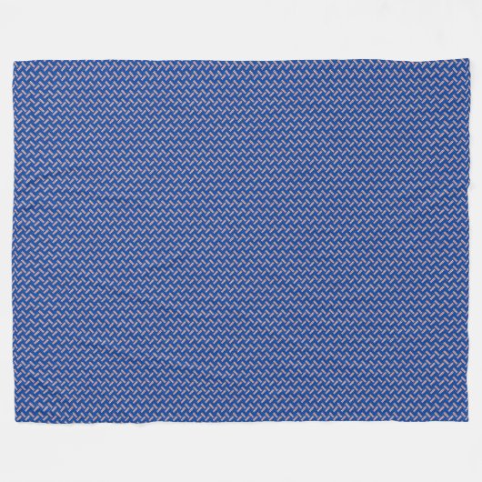 Patchwork Cabo Verde Vlag Patroon Fleece Deken (Voorkant (Horizontaal))