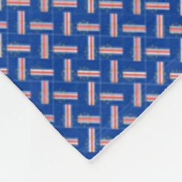 Patchwork Cabo Verde Vlag Patroon Fleece Deken