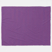 Patchwork Cambodja Vlag Patroon Fleece Deken (Voorkant (Horizontaal))