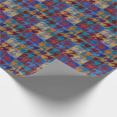 Patchwork canvas: imitatie  patroon. cadeaupapier (Hoek)