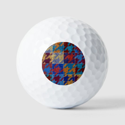 Patchwork canvas: imitatie patroon. golfballen (Voorkant)