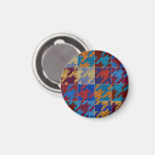 Patchwork canvas: imitatie patroon. magneet (Voorkant / Achterkant)
