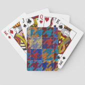Patchwork canvas: imitatie  patroon. pokerkaarten (Achterkant)