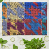 Patchwork canvas: imitatie patroon. theedoek (Gevouwen)