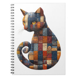 Patchwork Cat Notitieboek