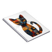 Patchwork Cat Notitieboek (Rechterzijde)