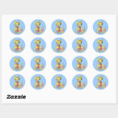 Patchwork Cat Sticker (Vel)