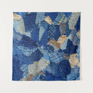 Patchwork Chic: stof patroon plezier Wandkleed