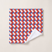 Patchwork Chili Vlag patroon Bad Handdoek (Wasdoekje)