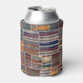 Patchwork collage: gemengd quiltpatroon. blikjeskoeler (Blikje Voorkant)