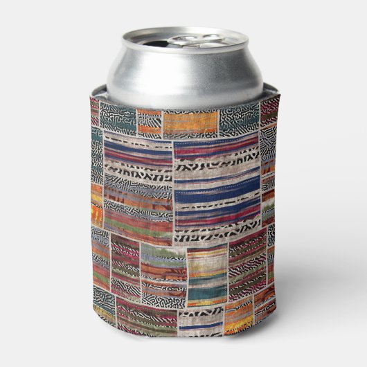 Patchwork collage: gemengd quiltpatroon. blikjeskoeler (Blikje Voorkant)