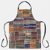 Patchwork collage: gemengd quiltpatroon. schort (Voorkant)