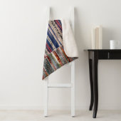 Patchwork collage: gemengd quiltpatroon. sherpa deken (In situ)