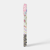 Patchwork collage, kleurrijke en creatieve telefoo iPhone 15 case (Linkerkant)