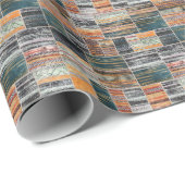 Patchwork collage mix, quilt patroon print. cadeaupapier (Rol Hoek)