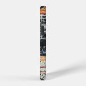 Patchwork collage mix, quilt patroon print. iPhone hoesje (Rechterkant)